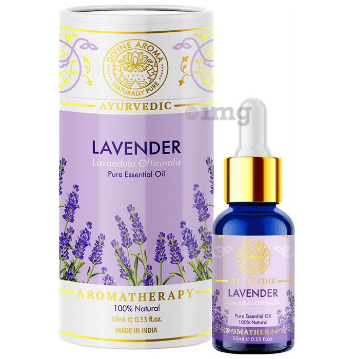 Divine Aroma Ayurvedic 100% Natural Pure Essential Oil Lavender