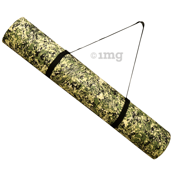 Dominion Care Anti Skid Yoga Mat With Carry Straps Army