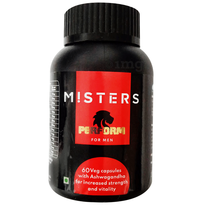Misters Perform for Men with Ashwagandha Veg Capsule