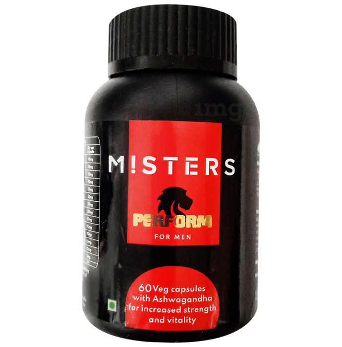 Misters Perform for Men with Ashwagandha Veg Capsule