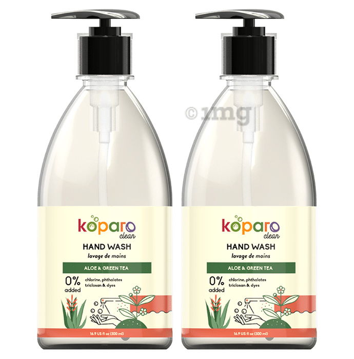 Koparo Aloe & Green Tea Hand Wash (500ml Each)