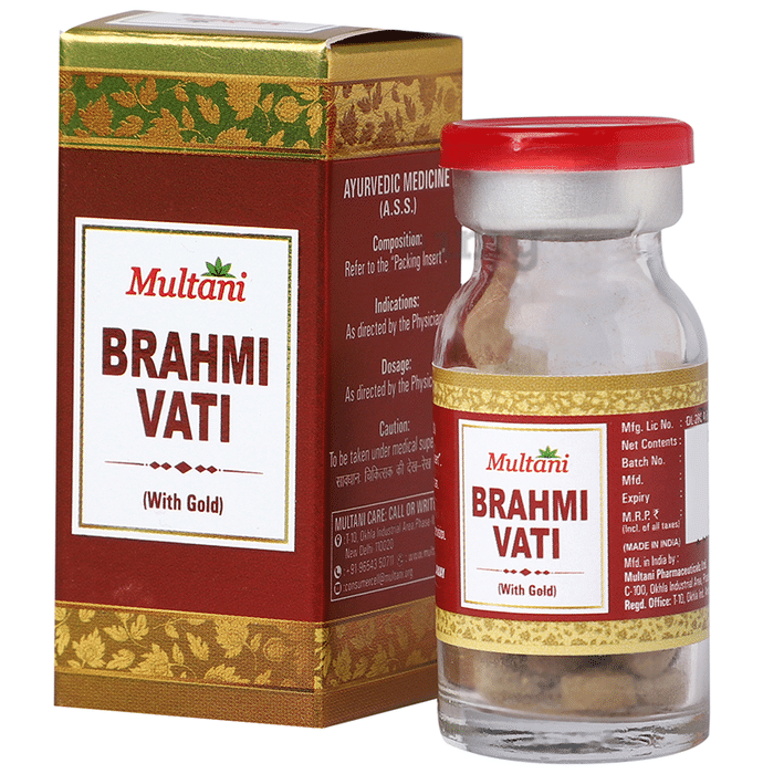Multani  Brahmi Vati With Gold