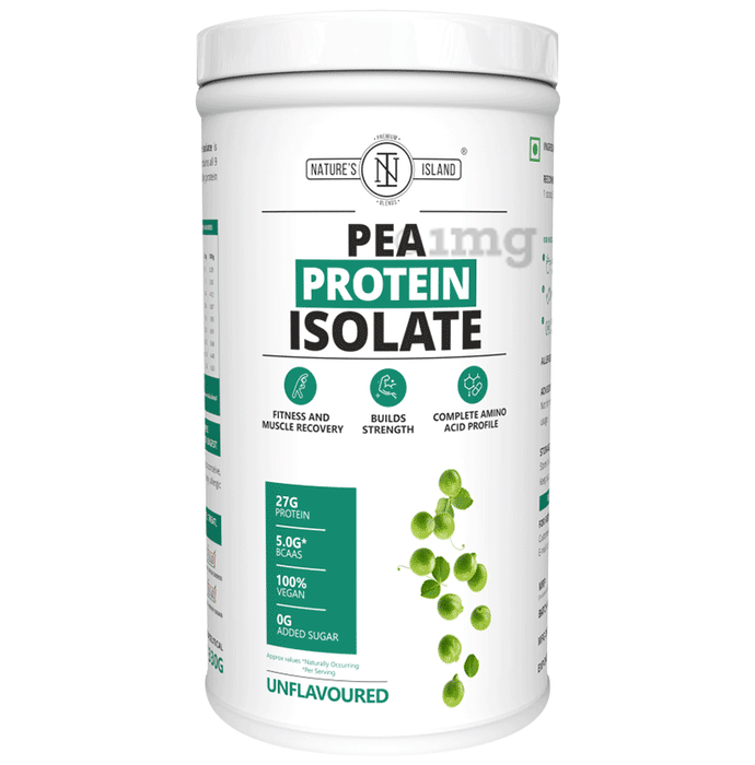 Nature's Island Pea Protein Isolate Powder Unflavored