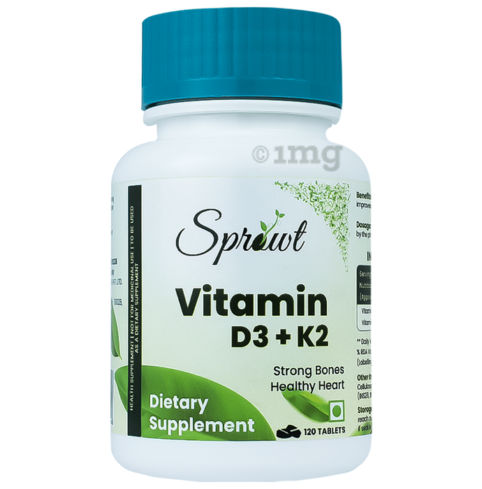 Sprowt Vitamin D3 + K2  Tablet