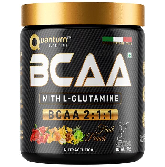 Quantum Nutrition BCAA with L-Glutamine 2:1:1 Fruit Punch