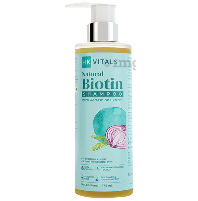 HK Vitals by HealthKart Natural Biotin Shampoo, Strengthens & Softens Hair, Reduces Hair Loss & Restores Shine, All Hair Types