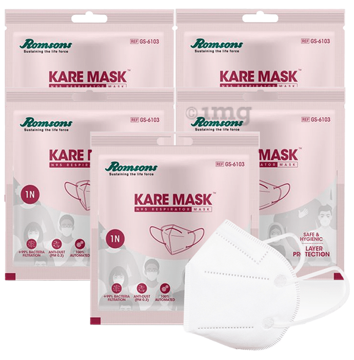 Romsons Kare Mask N95 Respirator Mask