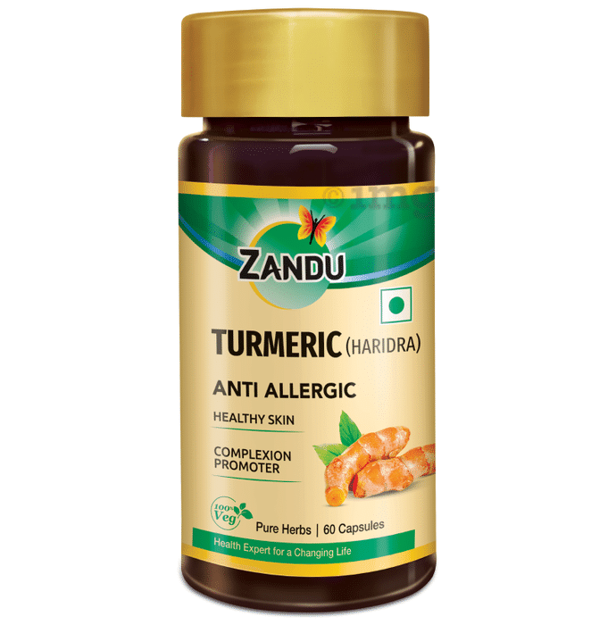 Zandu Turmeric Anti Allergic Capsule