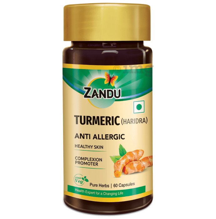 Zandu Turmeric Anti Allergic Capsule