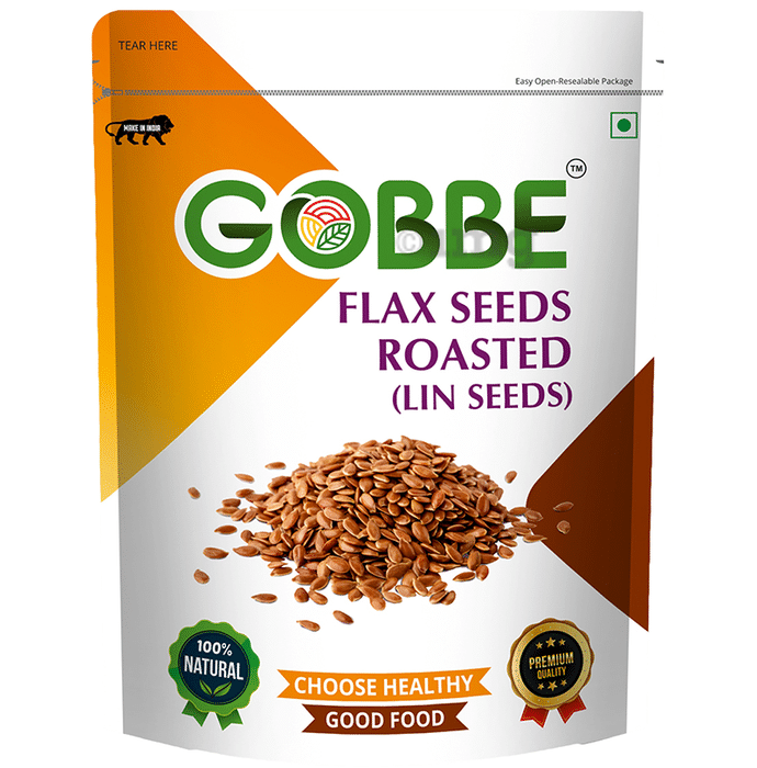 Gobbe Flax Lin Seeds Roasted (200gm Each)