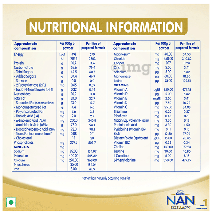 Nestle nan excella pro 1 online hot sale