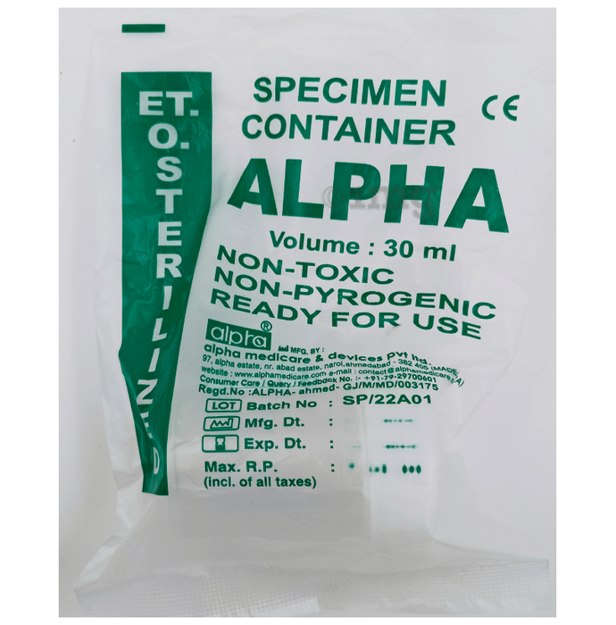 Alpha Specimen Container