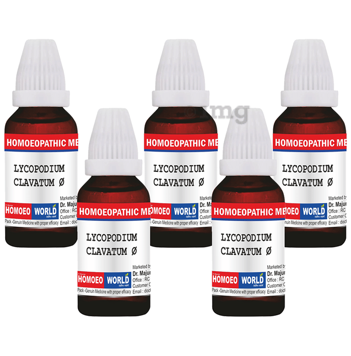 Dr. Majumder Homeo World Lycopodium Clavatum Mother Tincture (30ml Each) Q