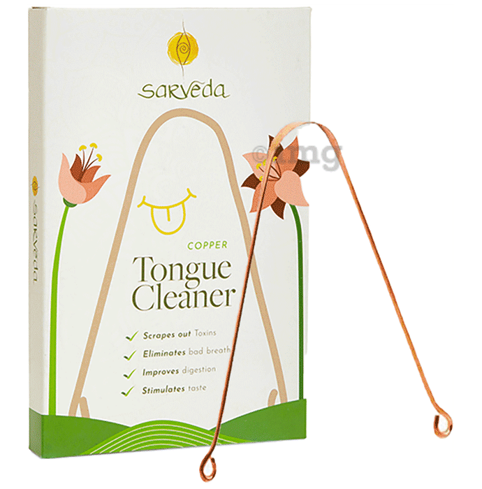Sarveda  Copper Tongue Cleaner Ring Type