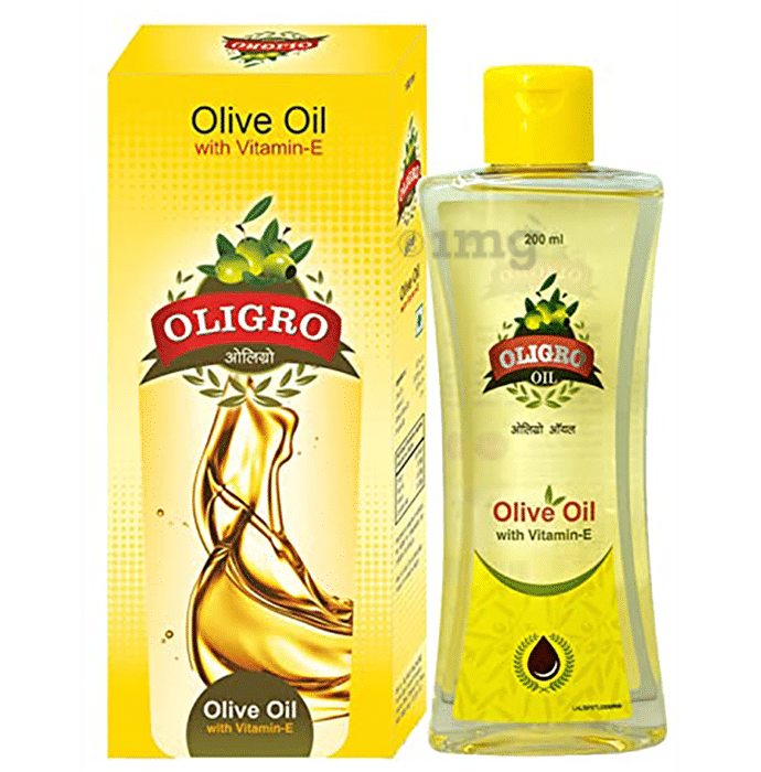 Oligro Olive Oil with Vitamin-E: Buy bottle of 200 ml Oil at best price in  India | 1mg