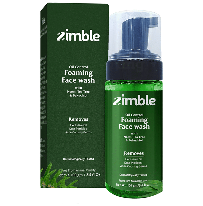 Zimble Oil Control Foaming Face Wash