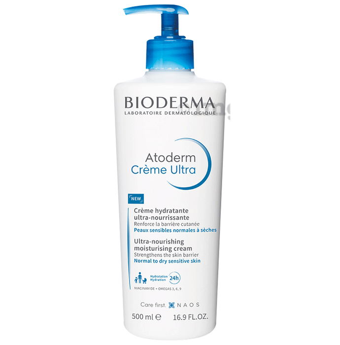 Bioderma Atoderm Ultra-Nourishing Cream | Face Care Product for Normal to Dry, Sensitive Skin | Hydrates and Strengthens Skin Barrier