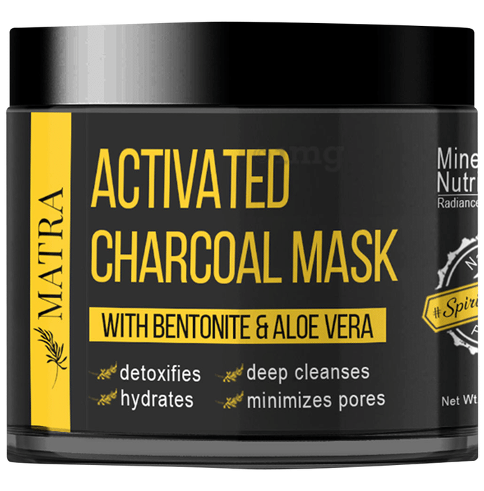 Matra Activated Charcoal with Face Mask Brush Free Face Mask