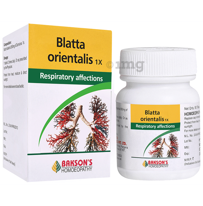 Bakson's Homeopathy Blatta Orientalis 1X