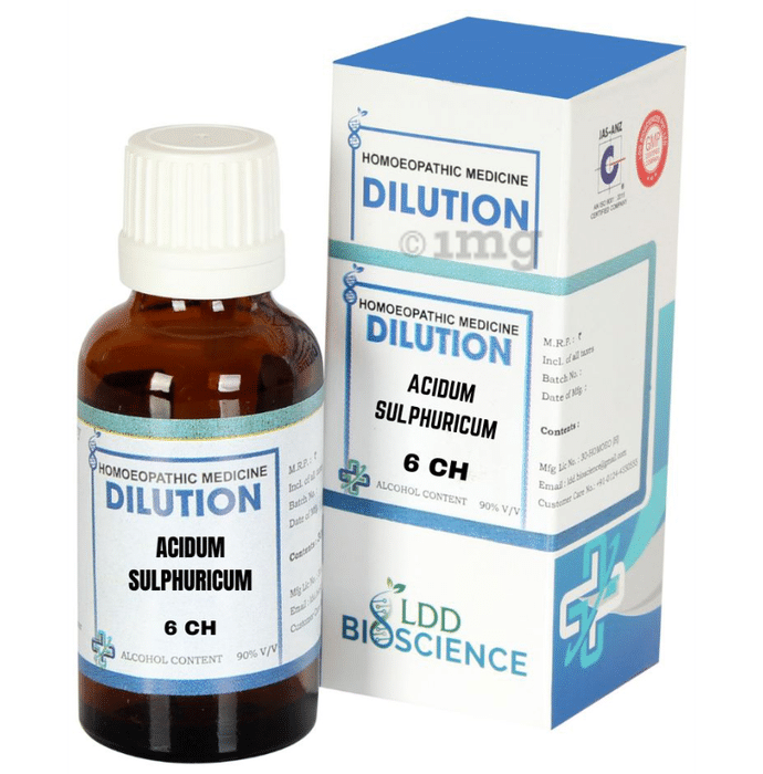 LDD Bioscience Acidum Sulphuricum Dilution 6 CH