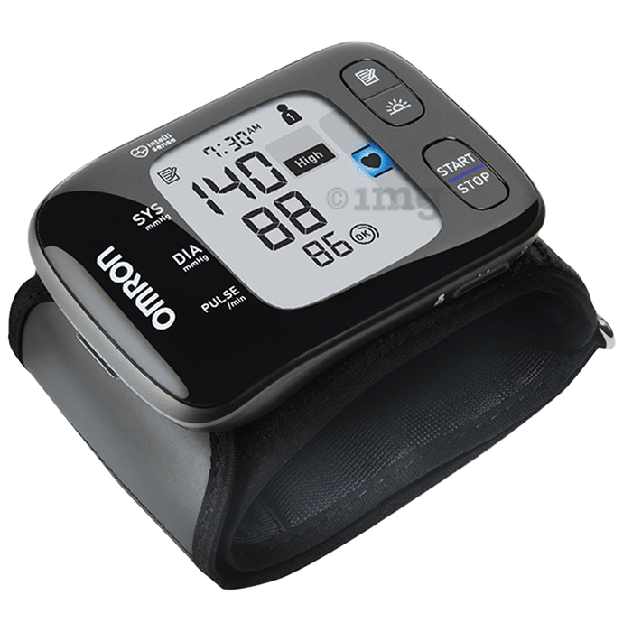 Omron HEM 6232T Bluetooth Wrist Blood Pressure Monitor Black