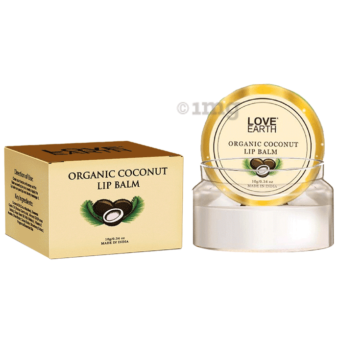 Love Earth Organic Coconut Lip Balm Buy box of 10.0 gm Balm at best price in India 1mg