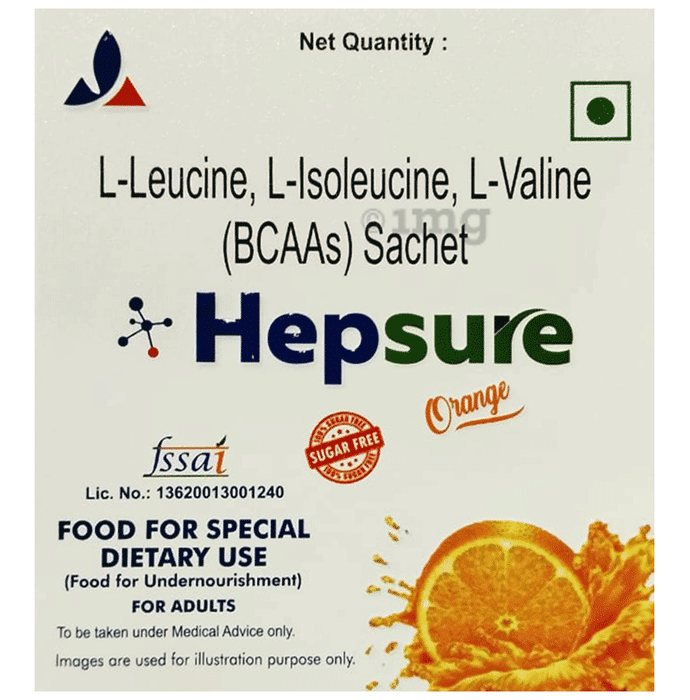 Hepsure Orange Sugar Free Sachet
