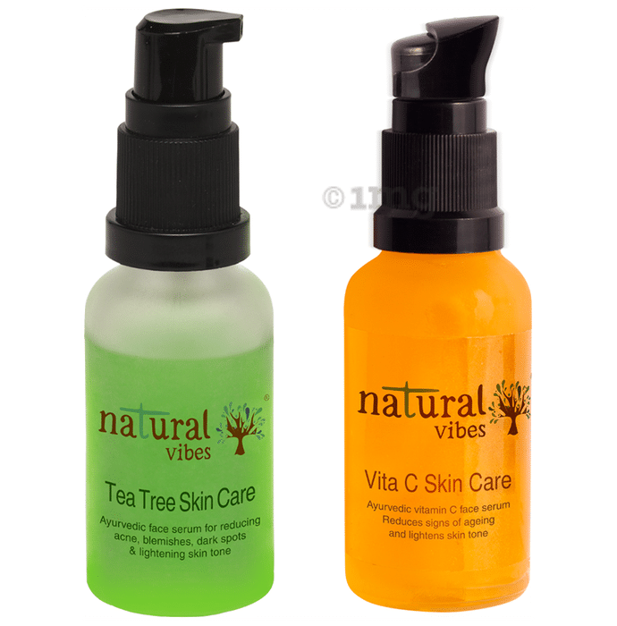 Natural Vibes Ayurvedic Skin Repair and Glow Combo Day and Night