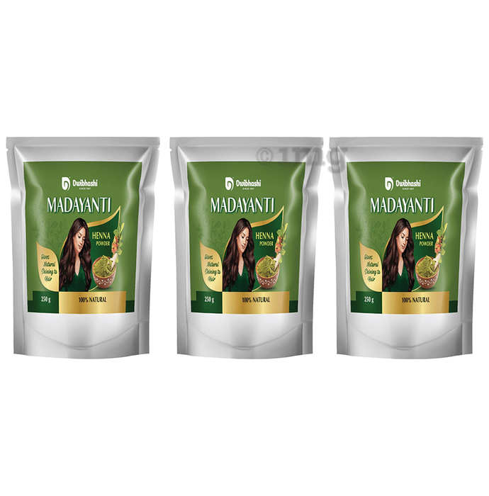 Dwibhashi Madayanti Henna Powder (250gm Each)