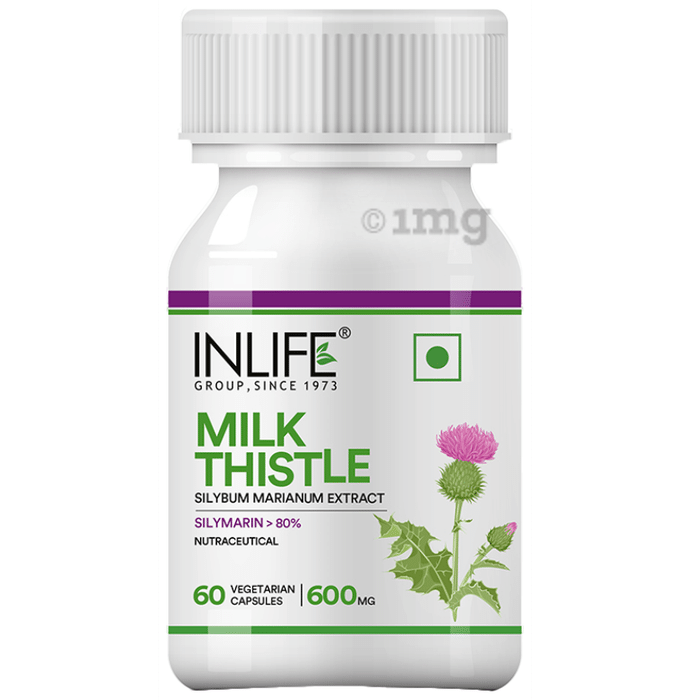 Inlife Milk Thistle 600mg Vegetarian Capsule