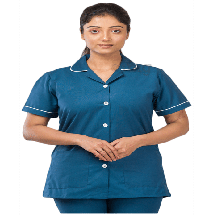 Agarwals Nurse Uniform Softn Comfy Pure Viscose Cotton XXL