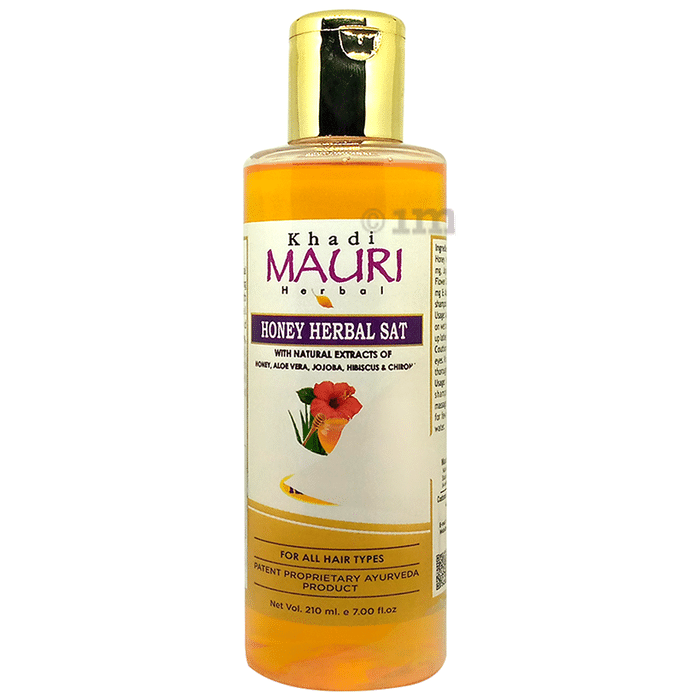 Khadi Mauri Herbal Honey Herbal Sat Shampoo