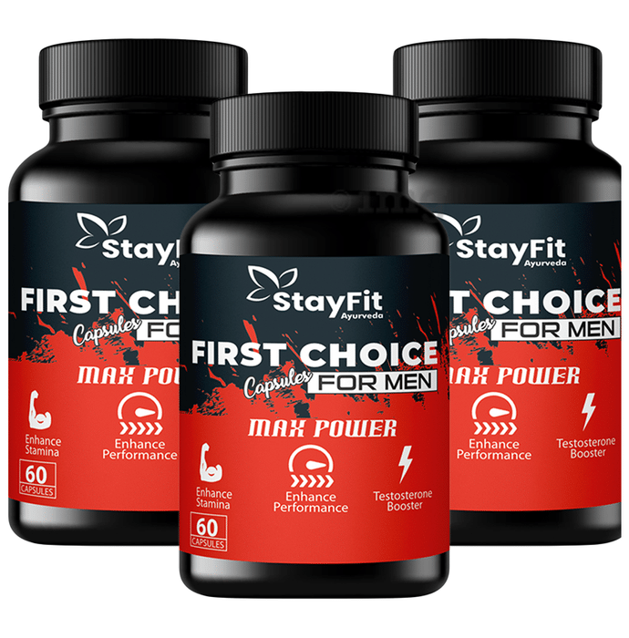 Stayfit Ayurveda First Choice Capsules for Men (60 Each)
