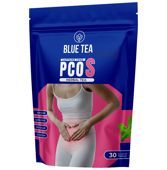 Blue Tea Pcos Herbal  Tea Bag