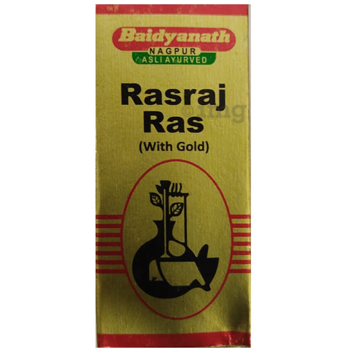 Baidyanath (Nagpur) Rasraj Ras with Gold | For Vata Ailments