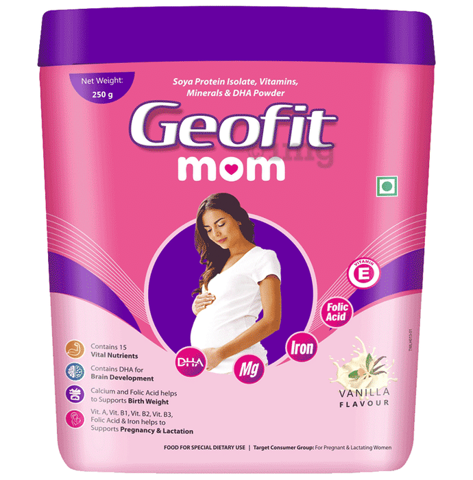 Geofit Mom Powder for Pregnant Women Vanilla