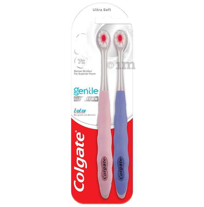 Colgate Combo Pack of Gentle Ultra Foam Ultra Soft Toothbrush