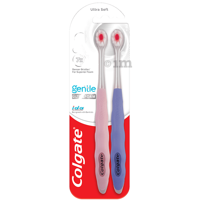 Colgate Combo Pack of Gentle Ultra Foam Ultra Soft Toothbrush