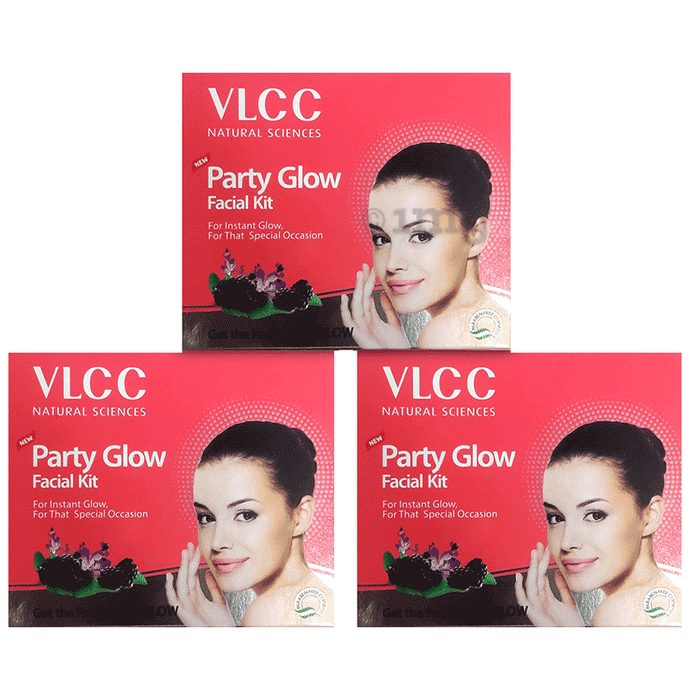 VLCC Natural Sciences Party Glow Facial Kit (60gm Each)