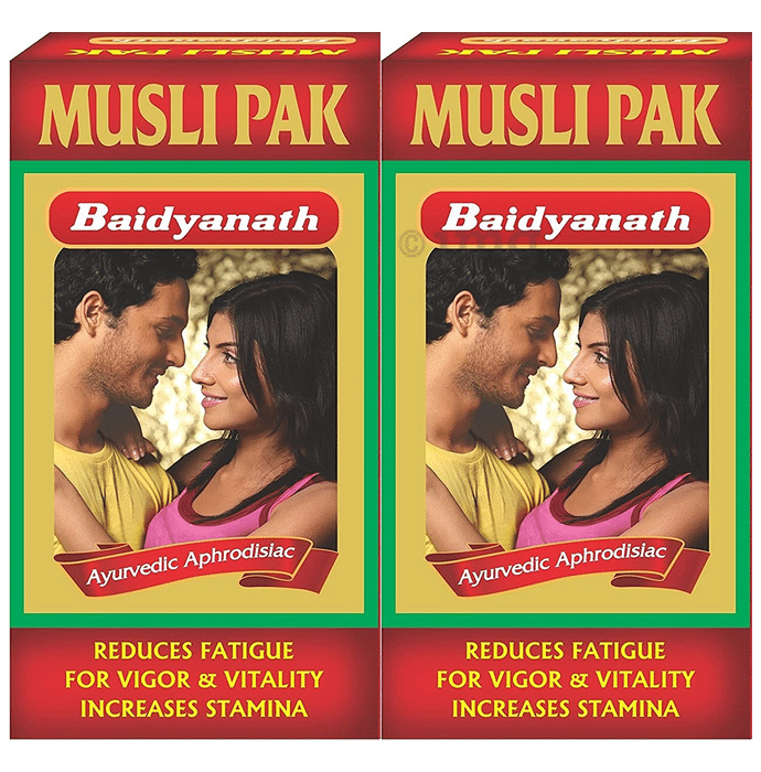 Baidyanath Musli Pak Reduces Fatigue & Increases Stamina Powder (100gm Each)