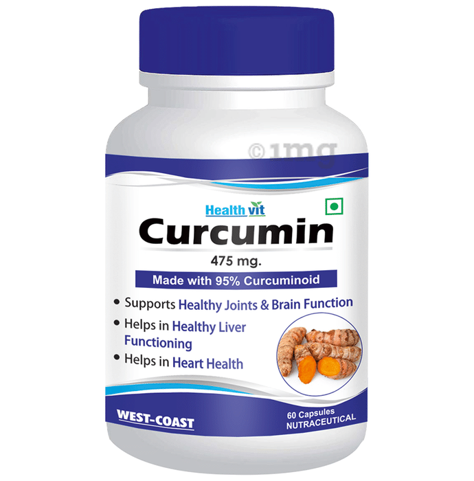 HealthVit Curcumin 475mg Capsule