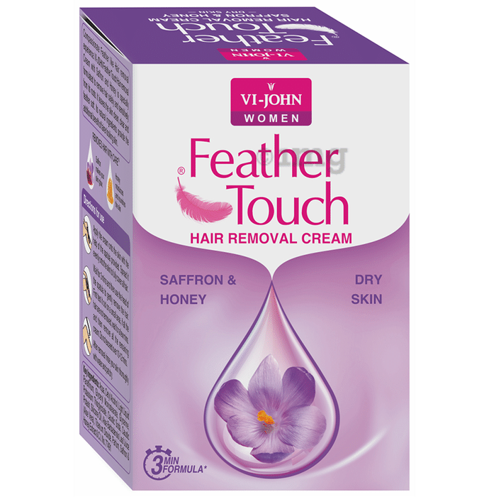 Vi-John Feather Touch Hair Removal Cream Saffron & Honey