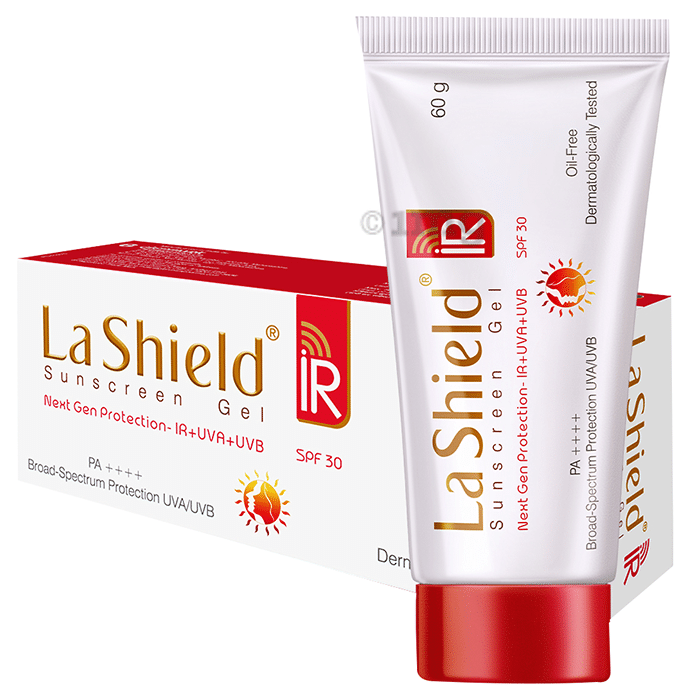 La Shield IR Sunscreen Gel SPF 30 | Broad Spectrum UVA/UVB Protection PA++++