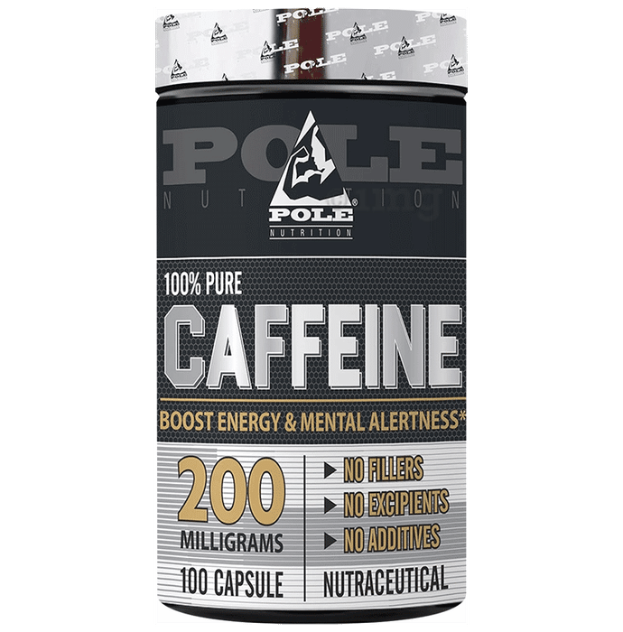 Pole Nutrition Pure Caffeine 200mg Capsule
