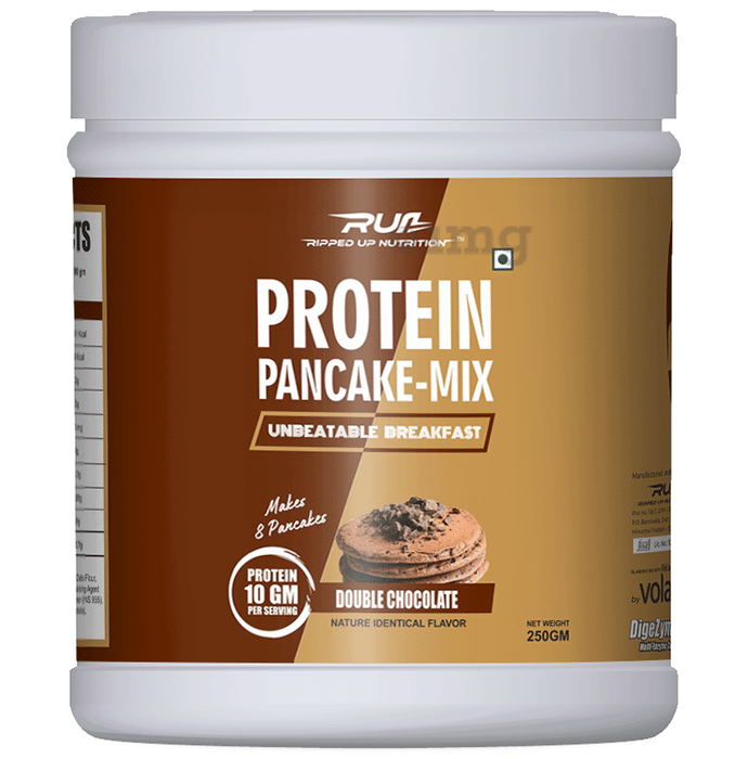 Ripped Up Nutrition Protein Pancake-Mix Powder Double Chocolate