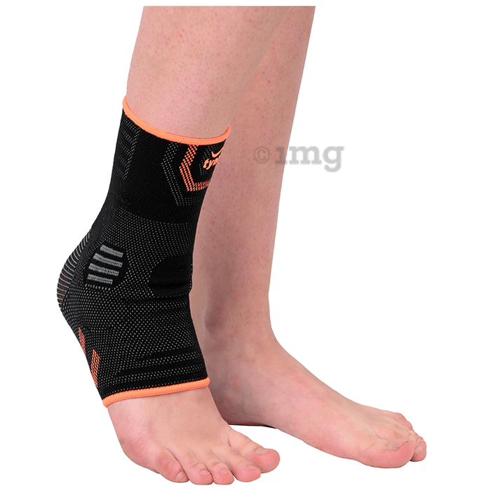Tynor Ankle Support Air Pro Orange & Black Large