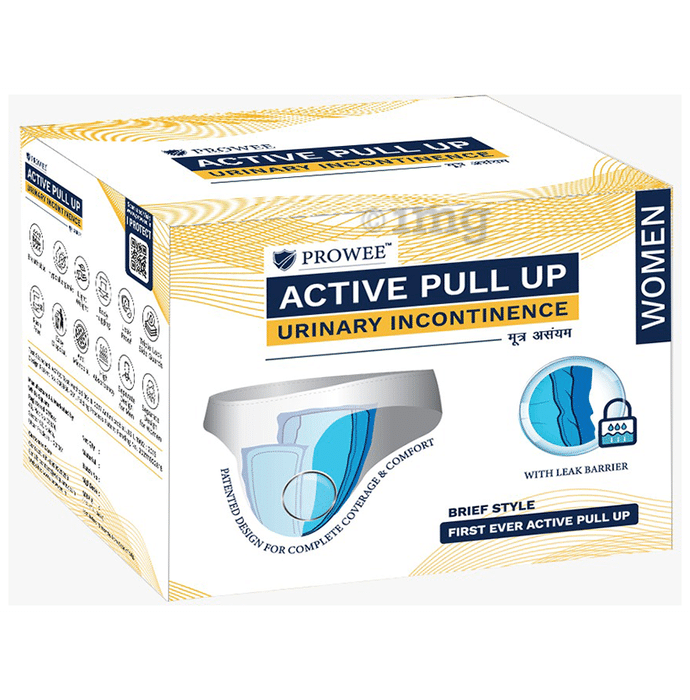 Prowee Active Pull Up Women Unrinary Incontinence White XXL