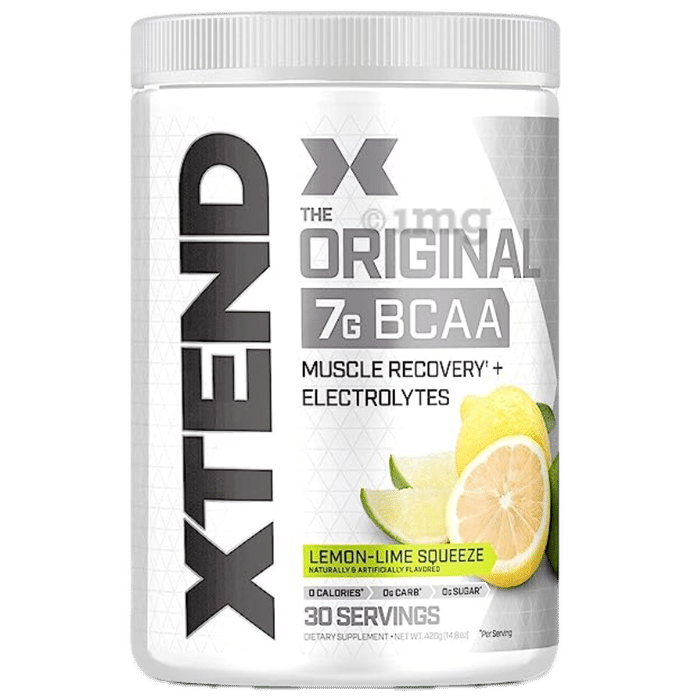 Scivation Xtend The Original 7G BCCA Pre-Workout Powder Powder Lemon Lime Squeeze