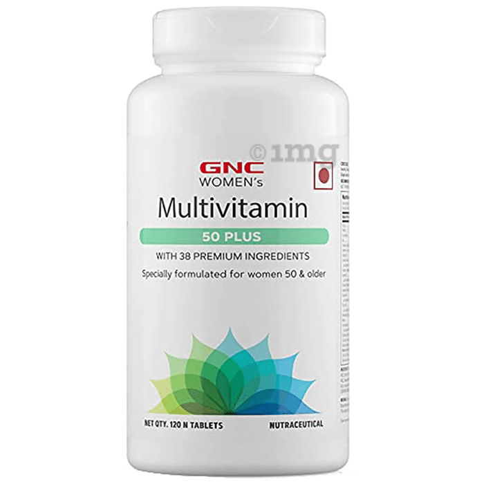GNC Women's Multivitamin 50 Plus | For Joints & Anti-Ageing Support | Tablet