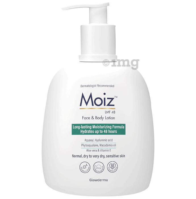Moiz Lmf 48 Face & Body Lotion |  For Normal, Dry to Very Dry, Sensitive Skin | Paraben & Cruelty-Free